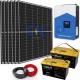 Impianto fotovoltaico inverter ibrido 6 kw wifi con accumulo da 5 kw litio lifepo4