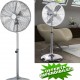 VENTILATORE A COLONNA IN ACCIAIO JORDAN 3 VELOCITA' ALTEZZA 130 CM OSCILLANTE REGOLABILE 55 WATT