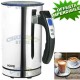 SCALDA LATTE CAPPUCCINO MONTALATTE CIOCCOLATA CALDA CAFFE' ACCIAIO 300ML 500W