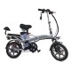 BICICLETTA ELETTRICA 500W PIEGHEVOLE 14 POLLICI BIKE DISCO RUOTE GRANDI BATTERIA LITIO FAT BIKE