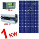 KIT FOTOVOLTAICO 1KW GIORNALIERO 4000W INVERTER PANNELLO ENERGIA SOLARE 100W