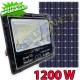 FARO FARETTO 1200W LED PANNELLO ENERGIA SOLARE FOTOVOLTAICO CREPUSCOLARE BATTERIA