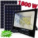 FARO FARETTO 1800W LED PANNELLO ENERGIA SOLARE FOTOVOLTAICO CREPUSCOLARE BATTERIA