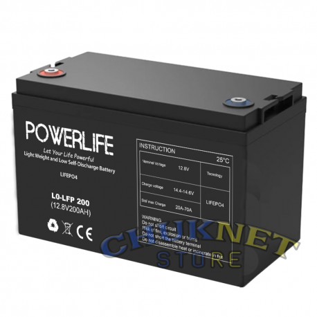 Batteria litio lifepo4 200AH 12V per accumulo