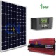 KIT FOTOVOLTAICO 1KW GIORNALIERO INVERTER 2000W PANNELLO ENERGIA SOLARE 30A PWM