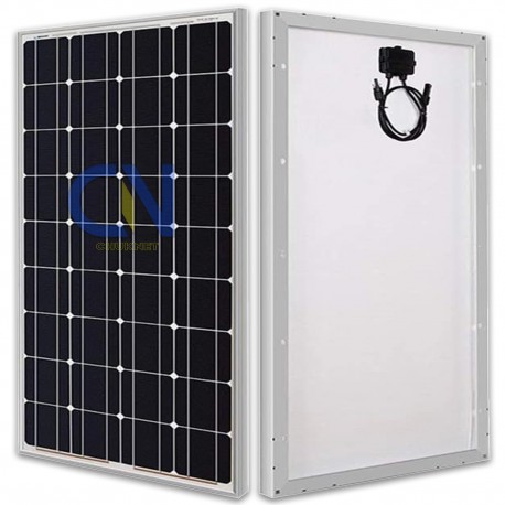 PANNELLO SOLARE 100W FOTOVOLTAICO POLICRISTALLINO WATT 12V BATTERIA CAMPER IMPIANTO CASA