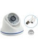 TELECAMERA VIDEOSORVEGLIANZA CAMERA DOME 48 LED IR 3.6MM 1000 TVL