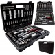 SET PROFESSIONALE KIT 108 PEZZI CHIAVI CRICCHETTO ATTREZZI VALIGETTA BUSSOLA